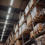 Boxes in Mexican factory
